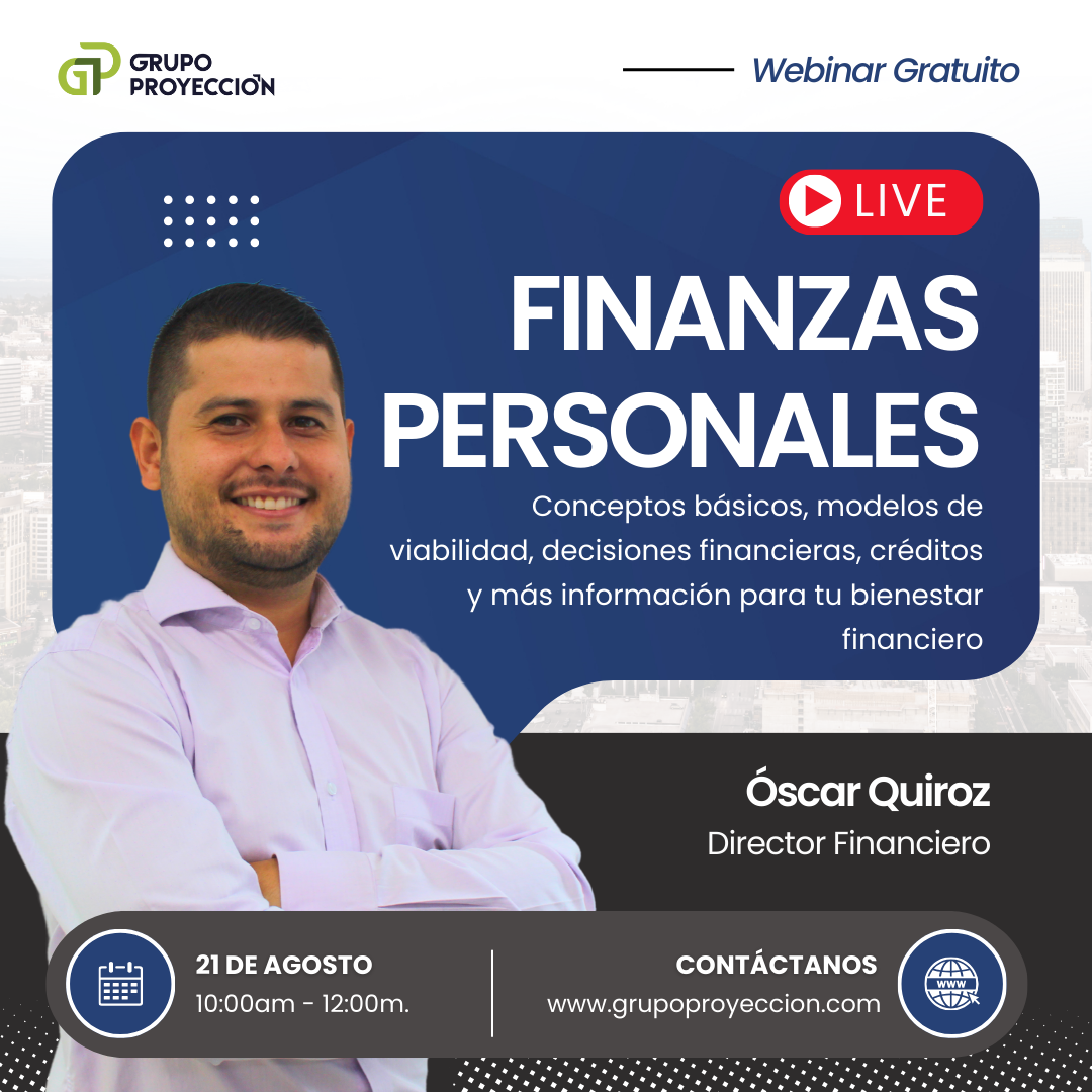 Flyer Webinar Finanzas Personales